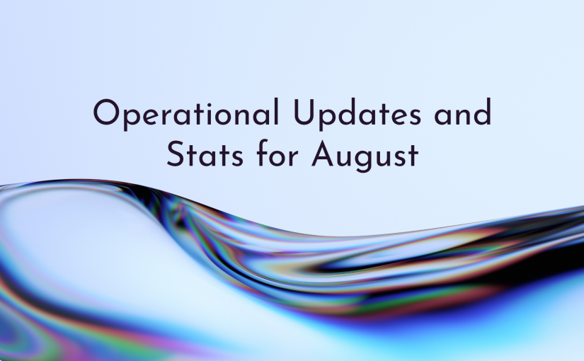 Operational updates and monthly statistics: August 2024