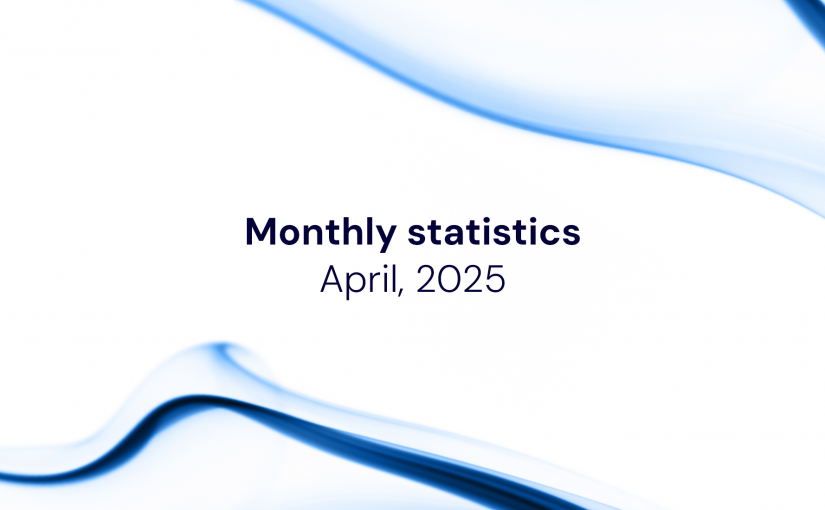 Monthly statistics: april 2025