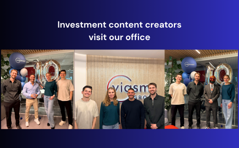 Welcoming investment content creators to our office