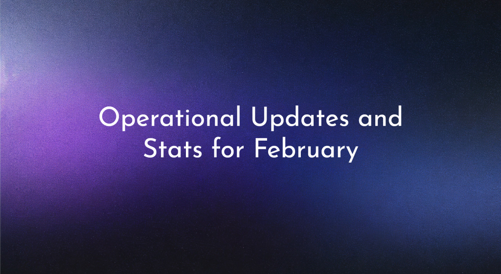 Operational Background Update Operational updates and monthly statistics: February 2024 edition ...